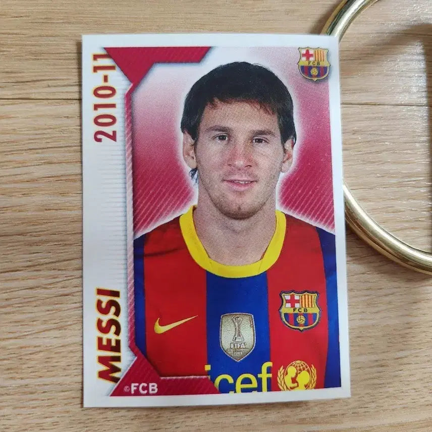 [BUNJANG] 2010-11 Panini Barcelona Lionel Messi Sticker Football Card / 2010-11파니니 바르셀로나 리오넬 메시 스티커축구카드