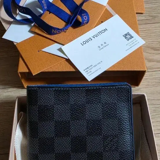 [BUNJANG] Louis Vuitton Damier Graphite Slender Wallet Limited Edition / 루이비통 다미에 슬랜더월릿(한정판)