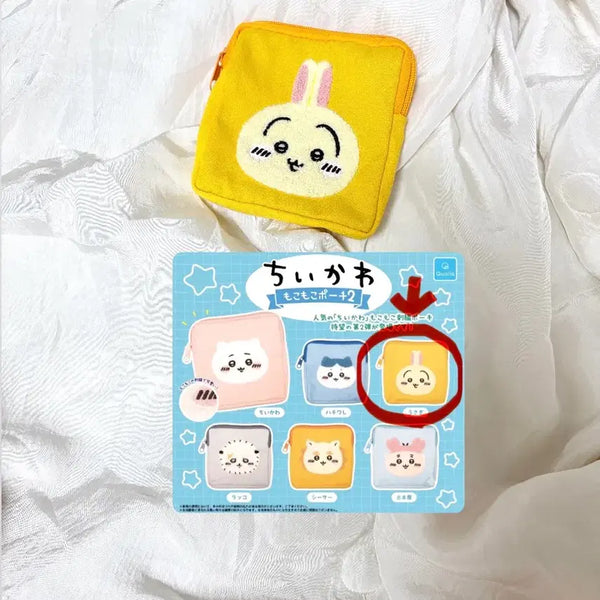 [BUNJANG] Chikawa Usagi Mocomoco Fluffy Pouch Gacha / 우사기 / 치이카와 모코모코 복슬복슬 파우치 먼작귀 가챠