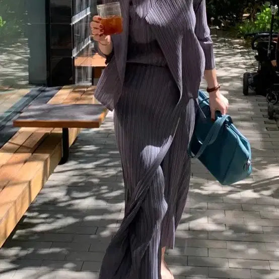 [BUNJANG] Vastcharm Pleats Set / 바스트참 플리츠set 새상품