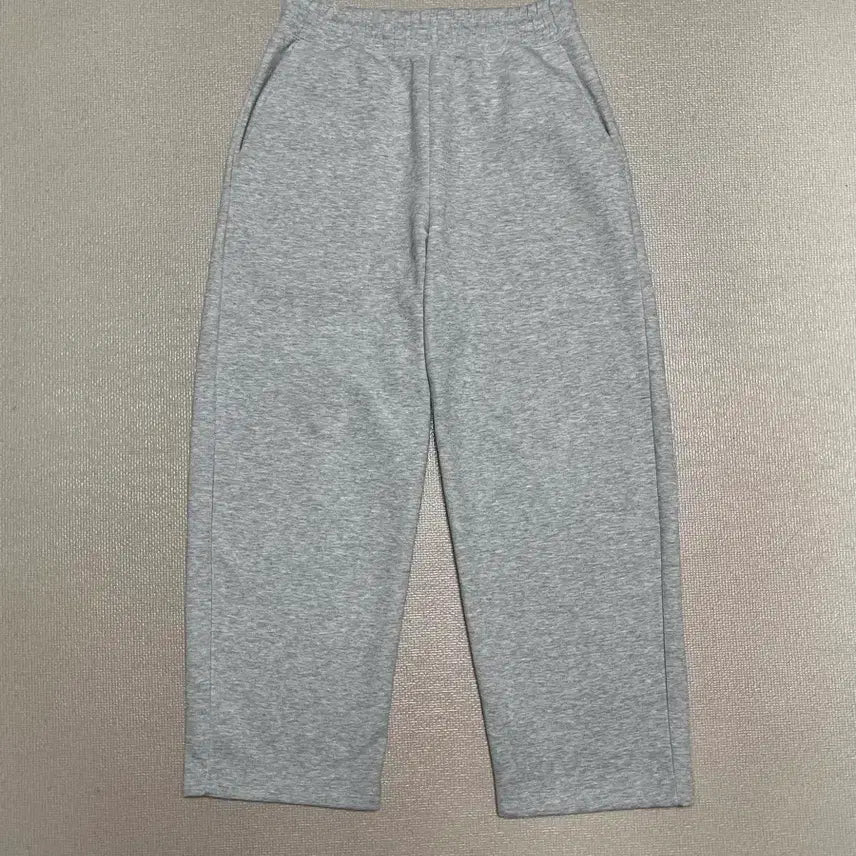 [BUNJANG] Uniqlo Sweat Wide Pants Grey M / [유니클로] 스웨트와이드팬츠 03 그레이 M