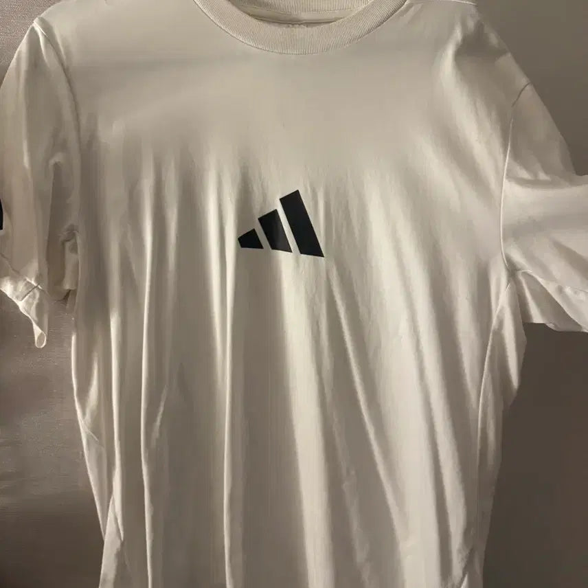 [BUNJANG] Adidas Short Sleeve T-Shirt White / 아디다스 반팔 티셔츠 화이트