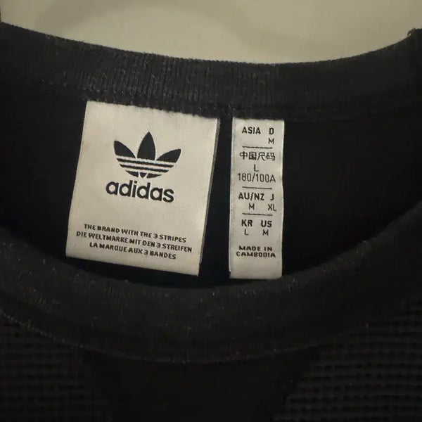 [BUNJANG] Adidas Short Sleeve T-Shirt Black L / 아디다스 반팔티 블랙 L