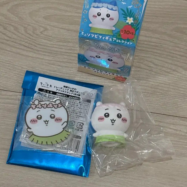 [BUNJANG] Chiikawa Mermaid Island Movie Sofubi & Acrylic Stand Bundle Set / 당일배송) 치이카와 신상 인어섬 영화 소프비 아크릴 일괄