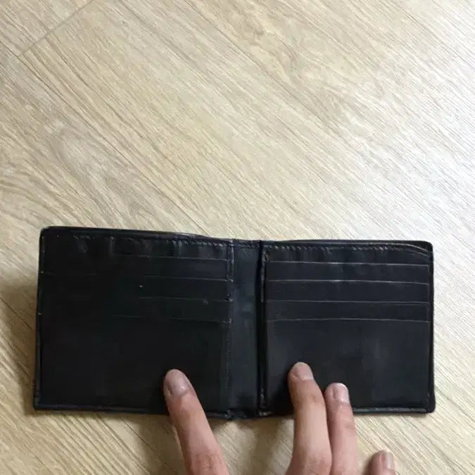 [BUNJANG] Men's Black Leather Wallet / 남성 지갑 블랙