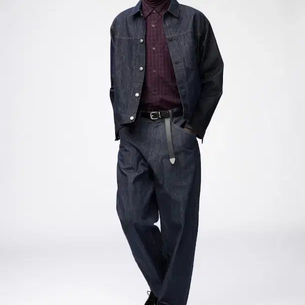 [BUNJANG] Uniqlo C Barrel Jeans Indigo Denim Pants / 유니클로 C 배럴진 네이비 인디고 새상품 가격인하 데님 청바지