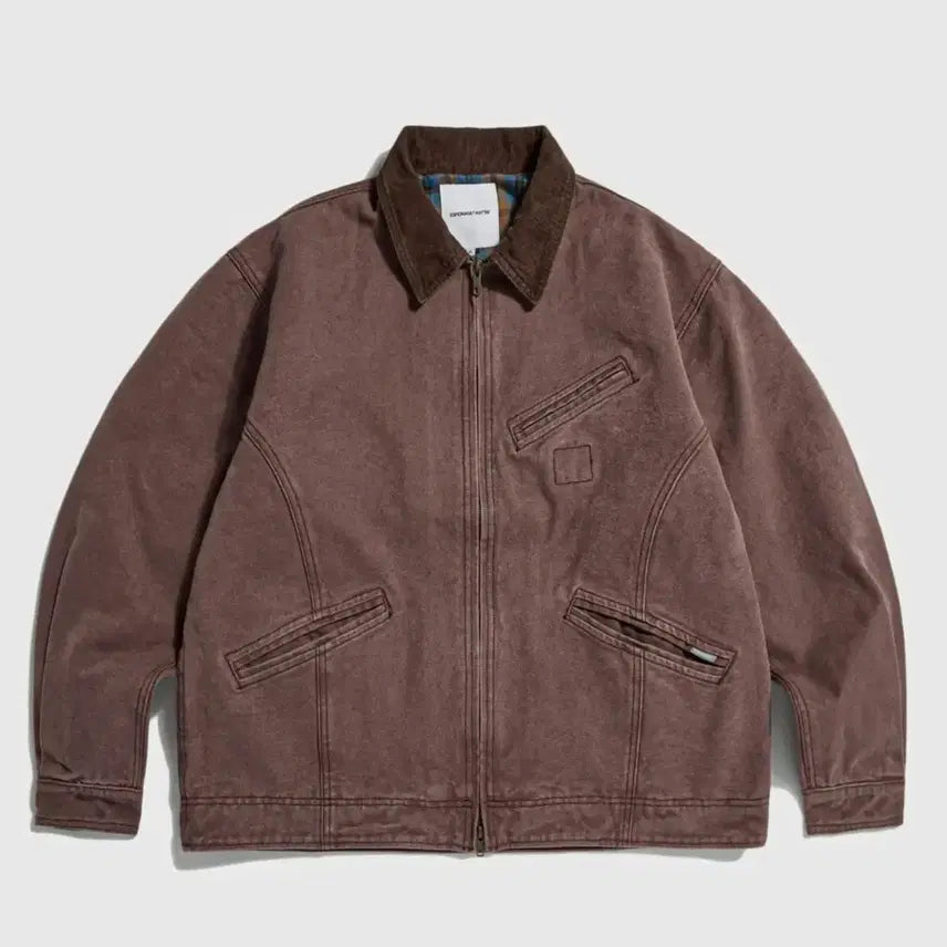 [BUNJANG] Espionage Washed Work Jacket Burgundy XL / [XL] 에스피오나지 워크자켓 버건디
