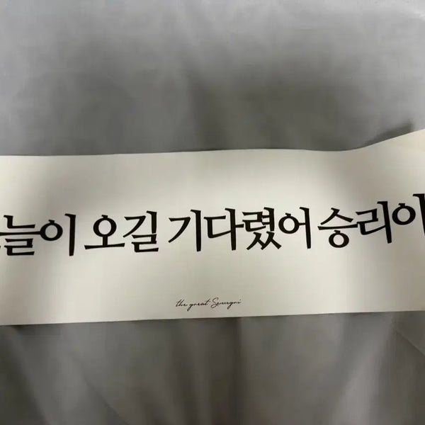 [BUNJANG] BIGBANG Seungri Seoul Solo Concert Encore Event Paper Slogan / 빅뱅 승리 서울 솔로콘서트 공식 앵콜 이벤트 종이 슬로건