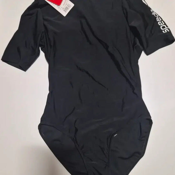 [BUNJANG] Speedo Women's Short Sleeve Swimsuit Black (90, U-Back) Unused / 스피도 여성 수영복 반팔 블랙(90, u백) 미사용
