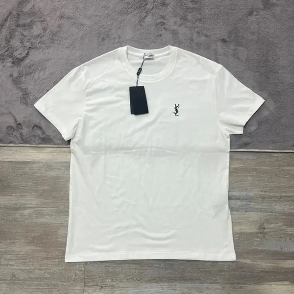 [BUNJANG] Saint Laurent Large Logo Colorful Graffiti Round Neck Short Sleeve T-Shirt Unisex / 생로랑 Saint Laurent 대형 로고 컬러풀 그래피티 라운드넥 반팔 티셔츠 유니섹스