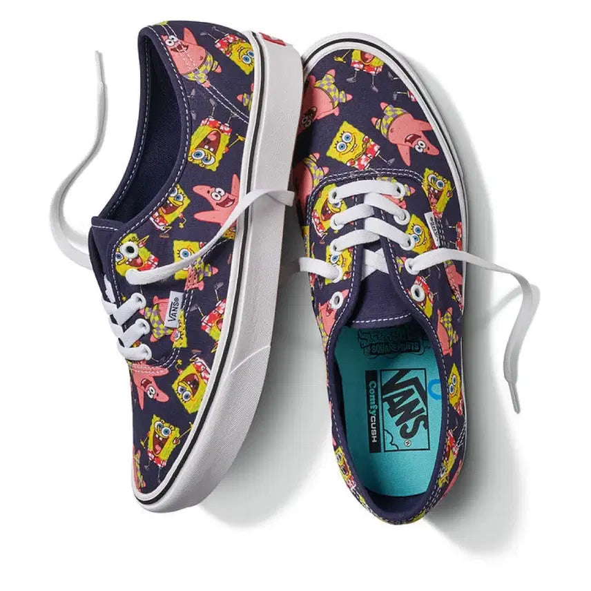 [BUNJANG] Vans x SpongeBob ComfyCush Authentic Shoes / 반스 X 스폰지밥 컴피쿠시 어센틱 235,240size