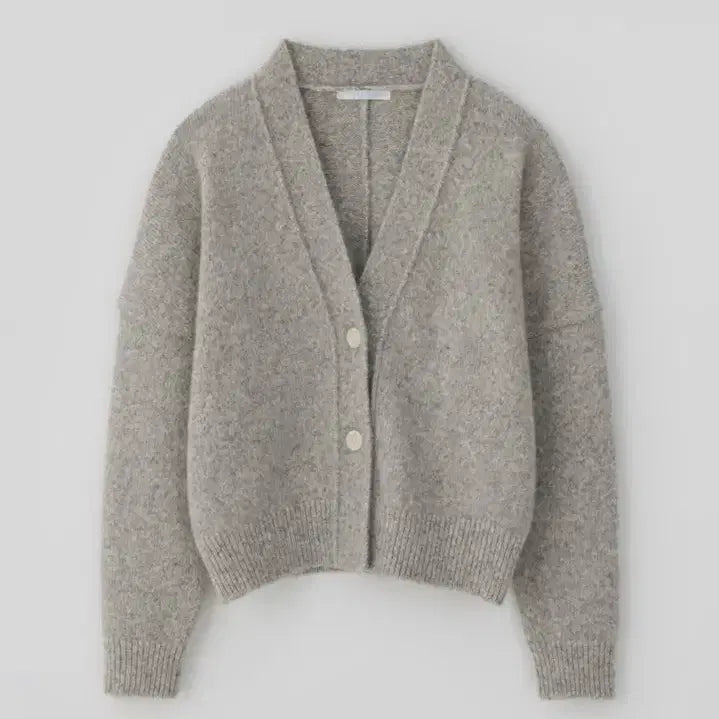 [BUNJANG] TANAT Ease Curve Overfit Cardigan (Gray) / 타낫 Ease curve overfit cardigan (gray) 오버핏 가디건