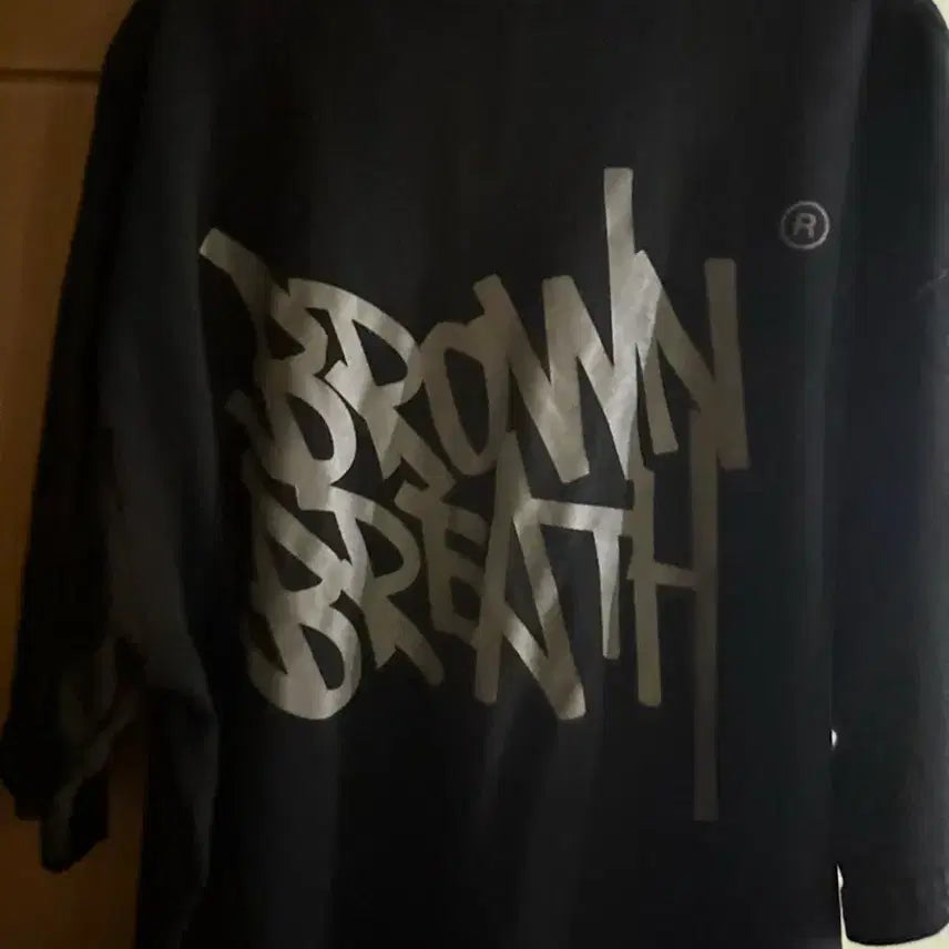 [BUNJANG] Brown Breath Short Sleeve T-Shirt / 브라운 브레스 반팔