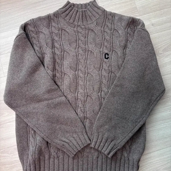 [BUNJANG] Covernat Cable Knit Beige / 커버낫 케이블 니트 베이지 팝니다.