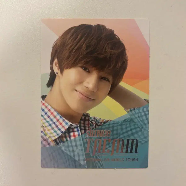 [BUNJANG] SHINee Taemin World Tour Seoul Trading Card / 샤이니 태민 월드투어 서울 트레카