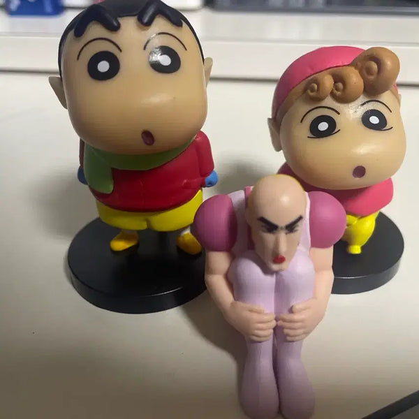 [BUNJANG] Crayon Shin-chan Shinnosuke & Hihawishi Figure Bundle Set / 짱구,짱아, 마카오 피규어 일괄