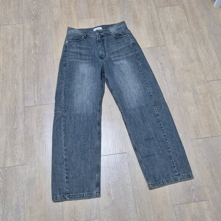 [BUNJANG] Fabrega Pinch Curved Denim Pants / 파브레가 핀치 커브드 데님팬츠
