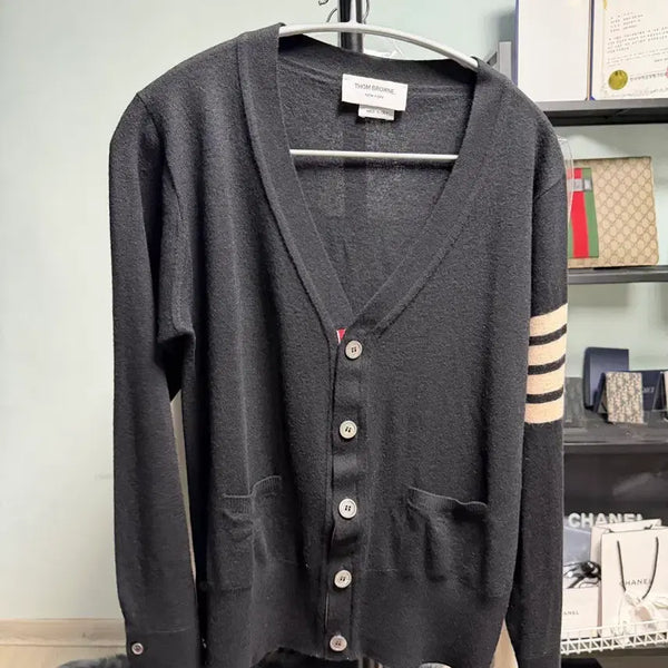 [BUNJANG] Thom Browne Merino Wool Cardigan / 톰브라운 메리노울가디건