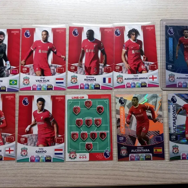 [BUNJANG] Panini Liverpool Football Player Trading Cards / 파니니 리버풀