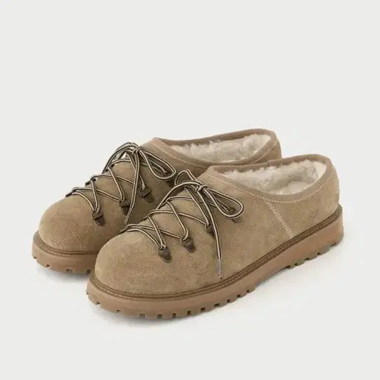 [BUNJANG] Romantic Move Mountain Winter Clogs Beige Suede / [260] 로맨틱무브 마운틴 윈터 클로그