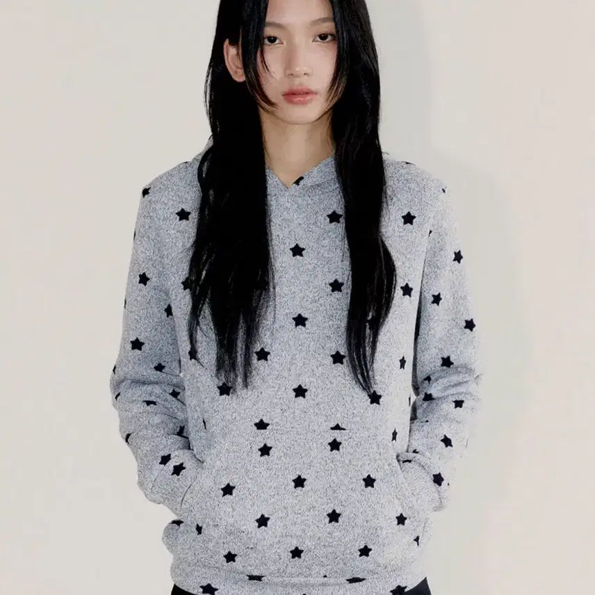 [BUNJANG] MINI STAR HOODIE / MINI STAR HOODIE, MELANGE 오피쉬 별후드