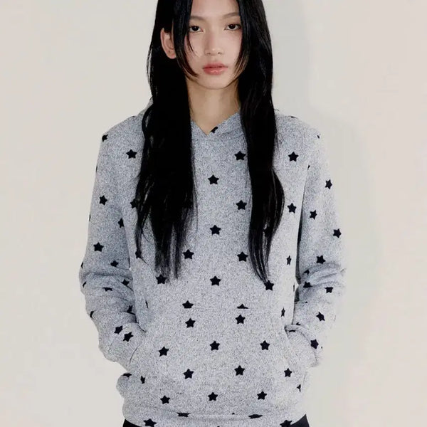 [BUNJANG] MINI STAR HOODIE / MINI STAR HOODIE, MELANGE 오피쉬 별후드
