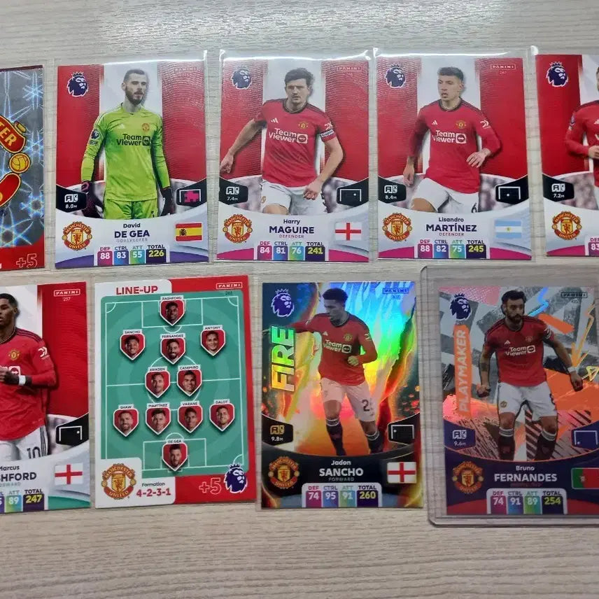 [BUNJANG] Panini Manchester United Trading Cards Bundle Set / 파니니 맨유