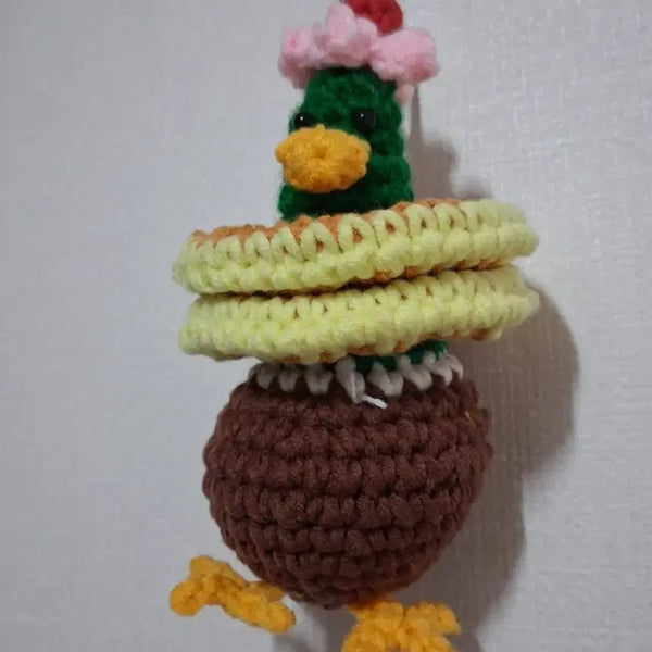 [BUNJANG] Handmade Mallard Pancake Keychain / 청둥오리 팬케이크키링