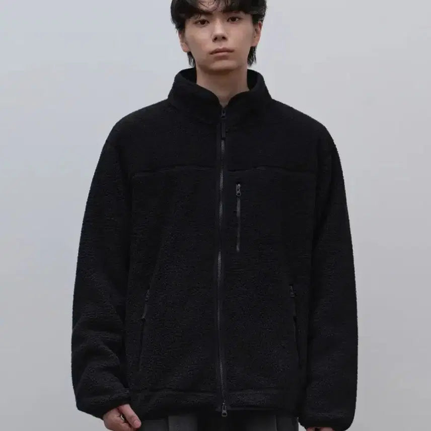 [BUNJANG] Musinsa Standard Essential Sherpa Fleece High Neck Jacket / [L] 무신사스탠다드 플리스