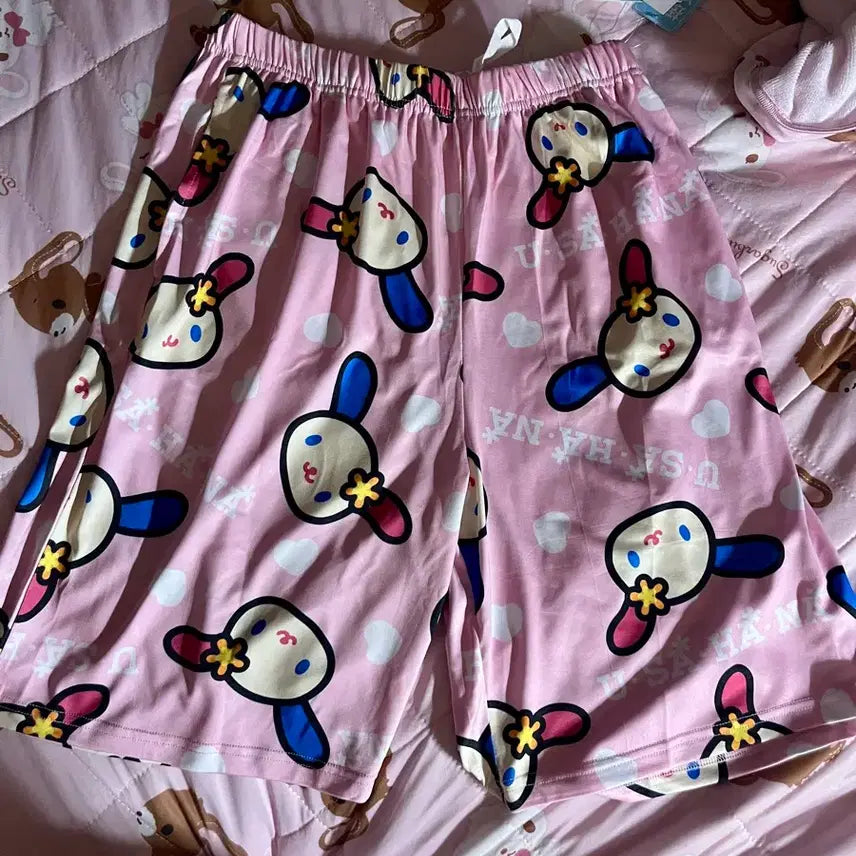 [BUNJANG] Sanrio Usahana Cooling Summer Shorts (Size L) / 산리오 우사하나 냉감 여름 반바지 L사이즈