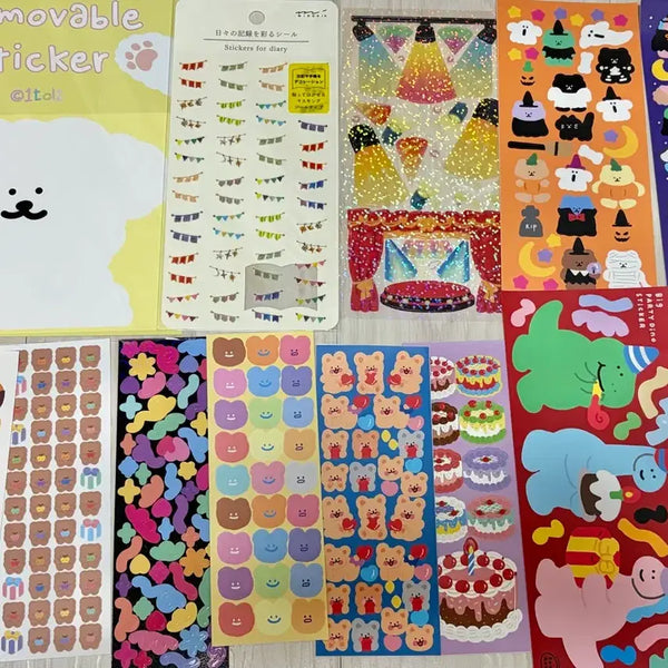 [BUNJANG] Seal Sticker Bundle / 씰스티커 처분