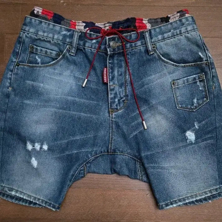 [BUNJANG] Dsquared2 Distressed Denim Shorts (Size 31-32) / 정품!디스퀘어드2 데미지 청반바지 31~32