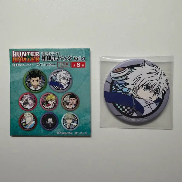 [BUNJANG] Hunter x Hunter Hwaji Can Badge Killua / 헌터헌터 화지 캔뱃지 키르아