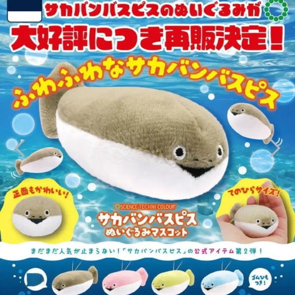 [BUNJANG] Shaka Bam Sakabamba Piece Mascot Plush Keychain Gacha Capsule Toy Bundle Set / 일괄 샤카밤 사카밤바스피스 마스코트 귀여운 누이 물고기 인형 누이 누이구루미 키링 가챠 캡슐토이