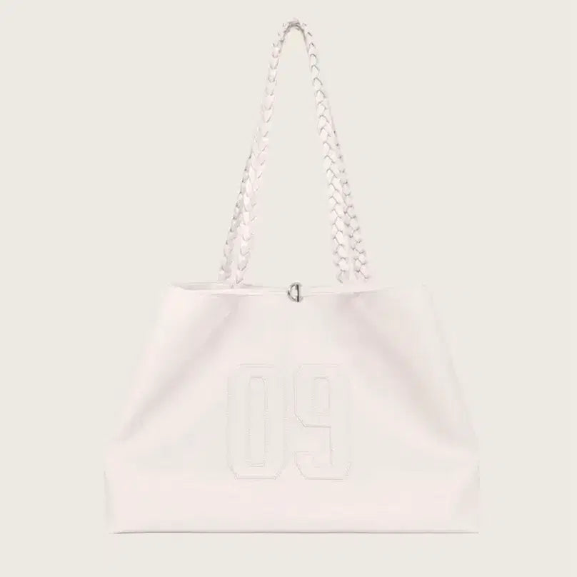 [BUNJANG] Clexia 09 Leather Tote Bag / 화이트 09 레더 토트백 클리시어
