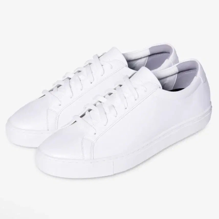 [BUNJANG] 4cm White Sneakers (280) / 키높이 화이트 스니커즈 운동화 신발 4cm 280