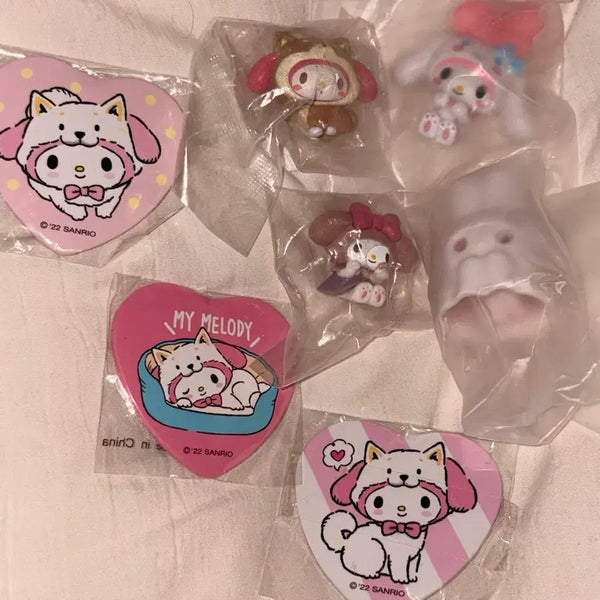 [BUNJANG] Sanrio My Melody Sealed Gachapon Bundle Set / 마이멜로디 미개봉 가챠 일괄
