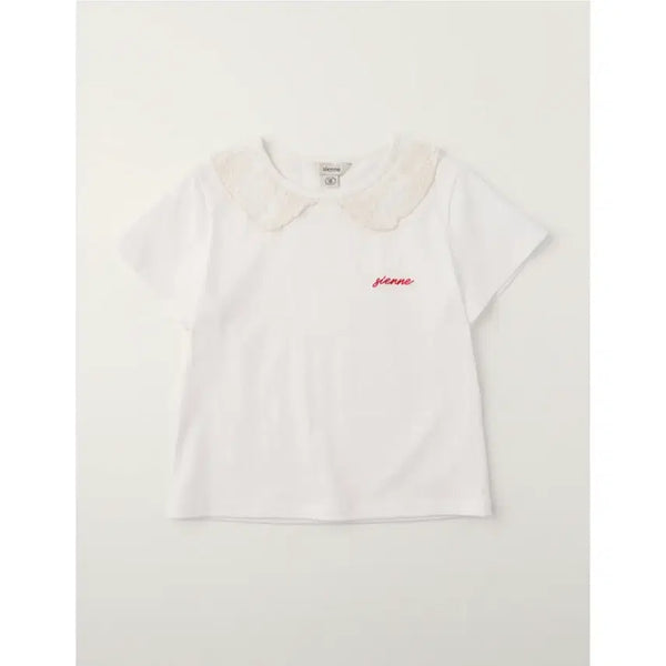 [BUNJANG] Sienne Lace Collar T-Shirt / 시엔느 sienne 레이스 카라 티