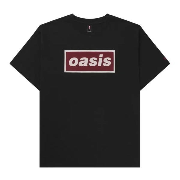 [BUNJANG] Levi's x Oasis Graphic T-Shirt Black / 리바이스x오아시스 반팔 블랙