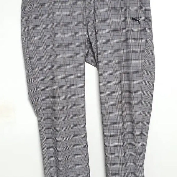 [BUNJANG] Puma Golf Functional Checkered Pants / 푸마 골프 기능성 체크 바지 35