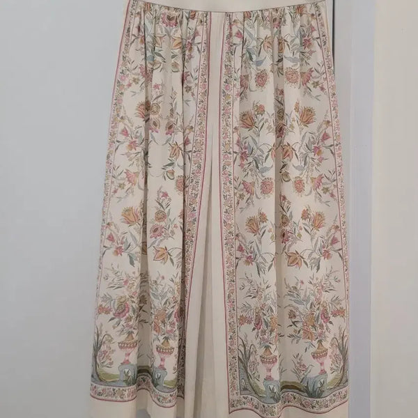 [BUNJANG] Japanese Vintage Floral Frame A-Line Skirt / 일본빈티지 앤티크 플로럴 프레임 스커트 44~날씬 55 추천