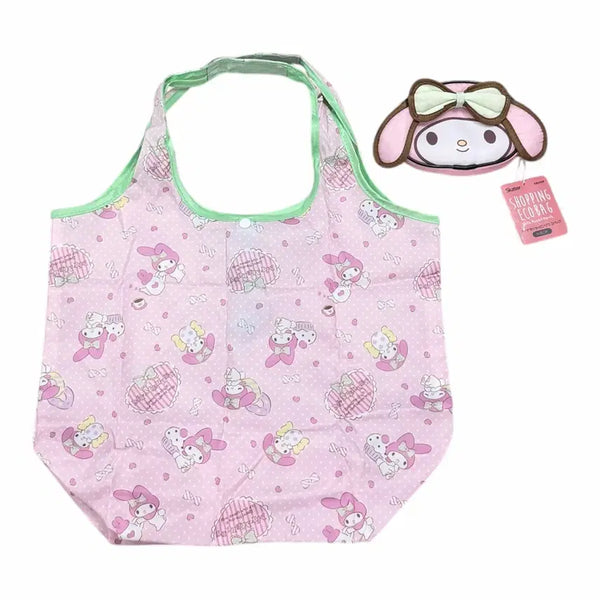 [BUNJANG] My Melody Folding Eco Bag Pink / 마이멜로디 접이식 에코백 가방 핑크
