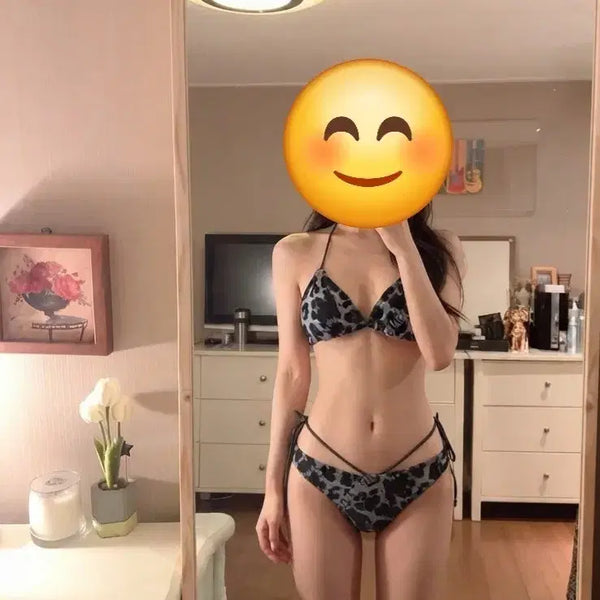 [BUNJANG] Leopard Print Bikini / (새상품) 호피무늬 비키니