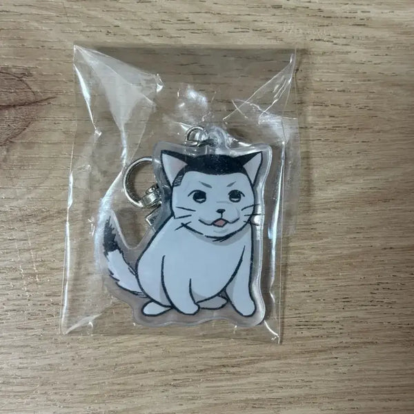 [BUNJANG] Slam Dunk Song Woo-Seong Cat Keychain / 슬램덩크 정우성 고양이 키링