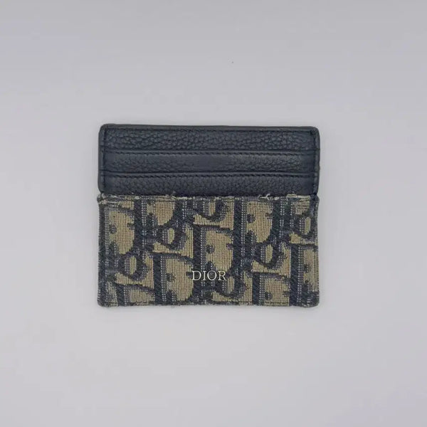 [BUNJANG] Dior Dior Oblique Card Holder Beige Single Item / [정품]디올 오블리크 카드지갑 베이지 단품