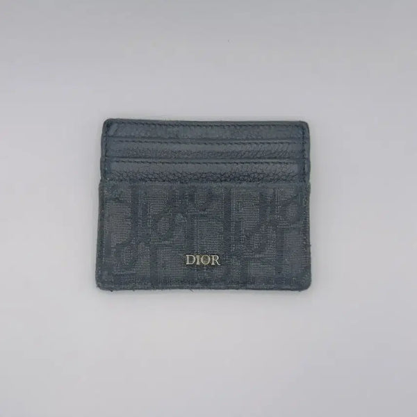 [BUNJANG] Dior Dior Oblique Card Holder Black / [정품]디올 오블리크 카드지갑 블랙 단품