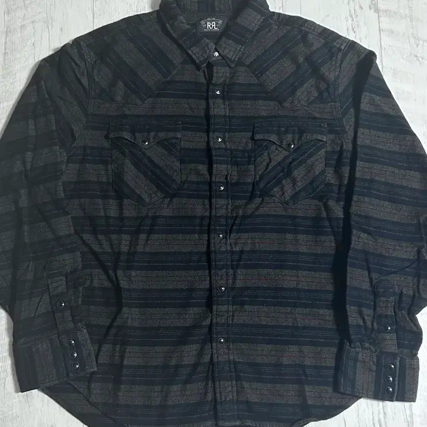[BUNJANG] RRL Plaid Twill Western Check Shirt XXL / RRL 플래드 트윌 웨스턴 체크 셔츠 XXL