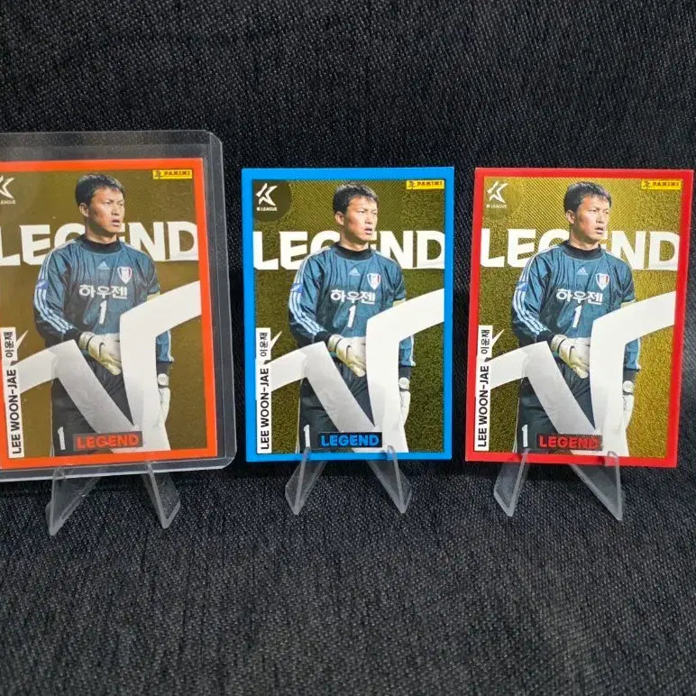 [BUNJANG] 2024 K League Lee Woon-jae Panini Trading Card Bundle Set / 2024 K리그 파니니 이운재 카드 3장 일괄