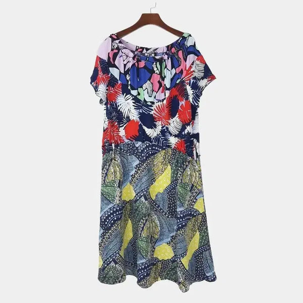 [BUNJANG] United Colors of Benetton Color Mix Dress / 베네통 컬러믹스 원피스 42
