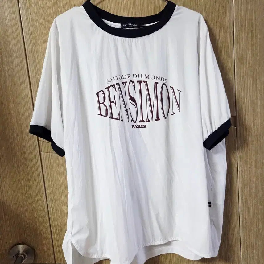 [BUNJANG] Bensimon Anorak Short-Sleeve T-Shirt XL / 새상품 벤시몽 아노락 바시락소재 반팔티 XL